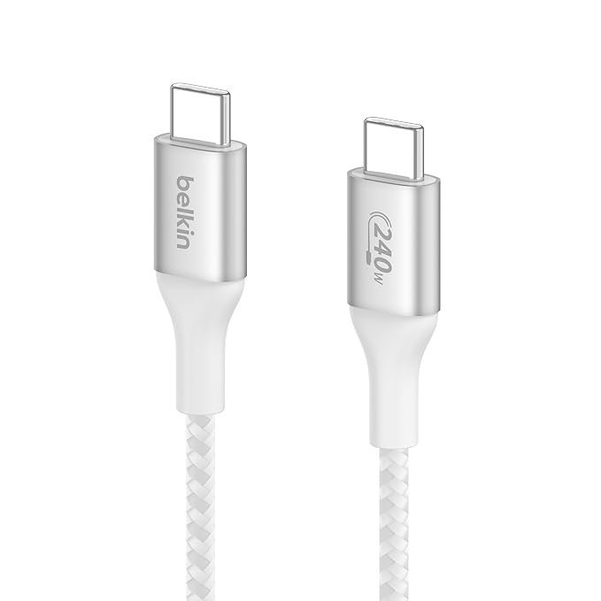 Belkin 240W USB-C Braided Charge Cable (6.6ft / 2m)