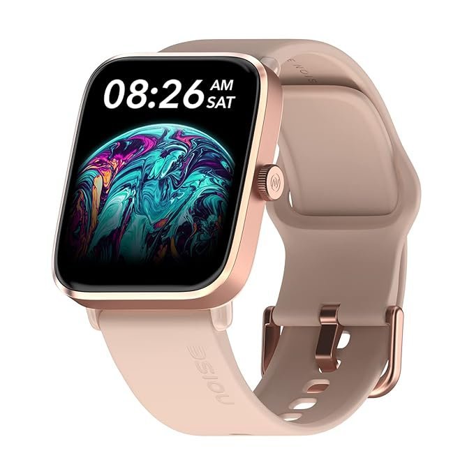 Noise ColorFit Pro 4 Alpha Smart Watch (Rose Pink) - Bluetooth Calling, AMOLED Display