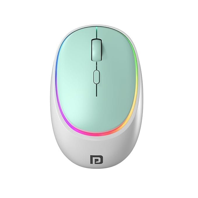 Portronics Toad IV Dual Wireless Bluetooth Mouse - Rechargeable, RGB, Multi-Device