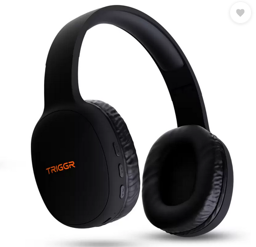 TRIGGR Trinity 1: 50H Battery, 40mm Drivers, Bluetooth 5.4 Headphones