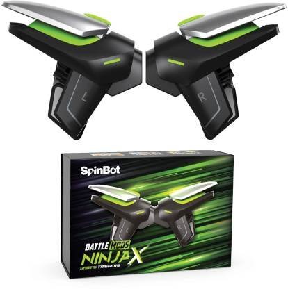 SpinBot BattleMods NinjaX Gaming Accessory Kit for BGMI, PUBG, COD, Free Fire (Android/iOS)