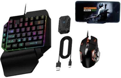 Decasa Bluetooth Gaming Keyboard Mouse Converter for Smartphone (4-in-1 Combo)